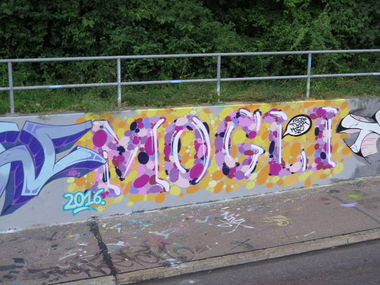 Graffiti Wall - Photo by justINjungle - Mogli, Ingolstadt (2016)