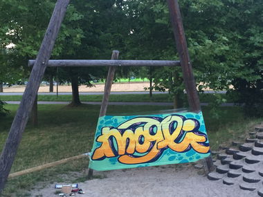 Graffiti Wall - Photo by justINjungle - Mogli, Ingolstadt, Cello (2016)