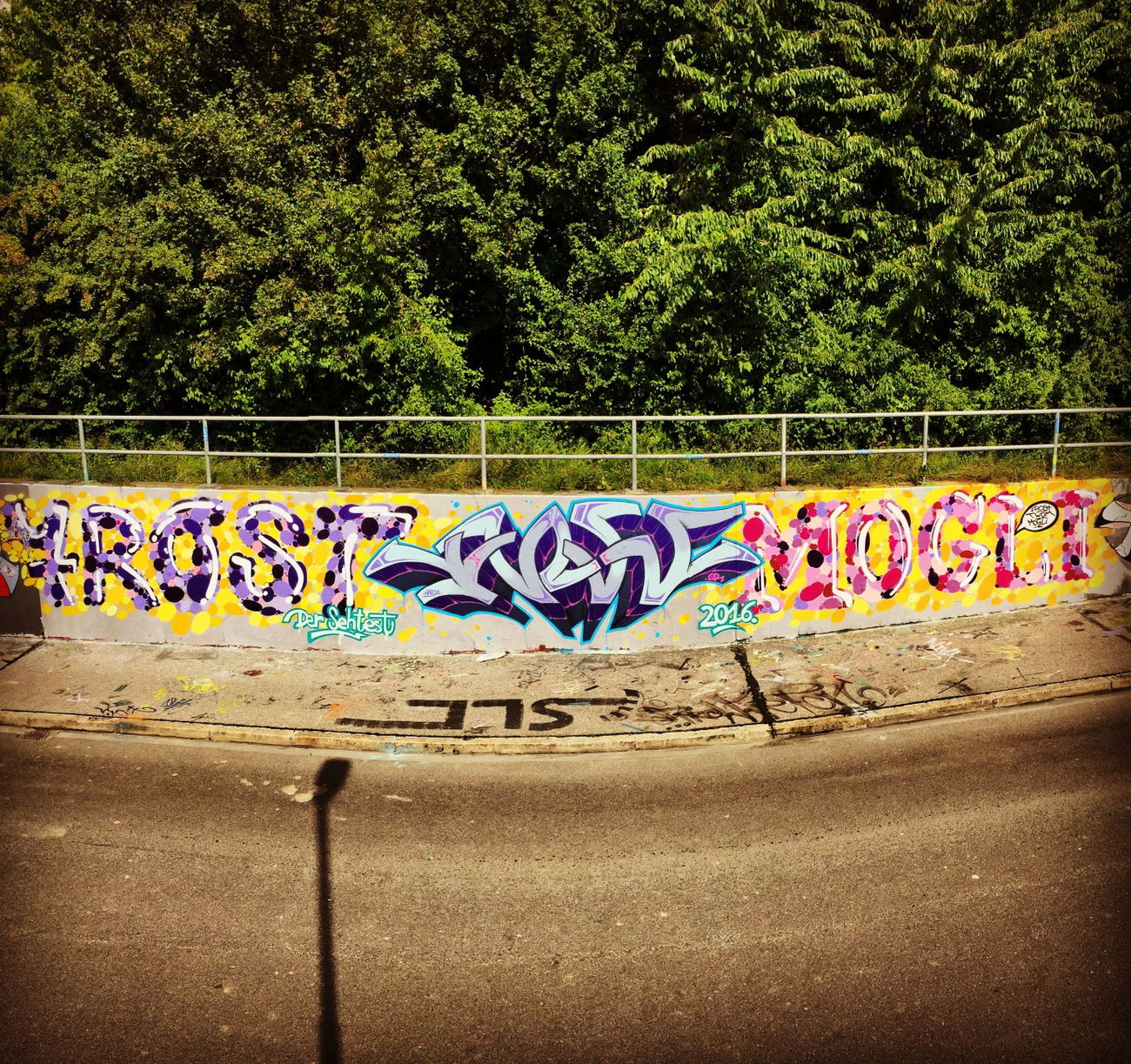 Graffiti Wall - Photo by justINjungle - Frost, Twom, Mogli (2016)