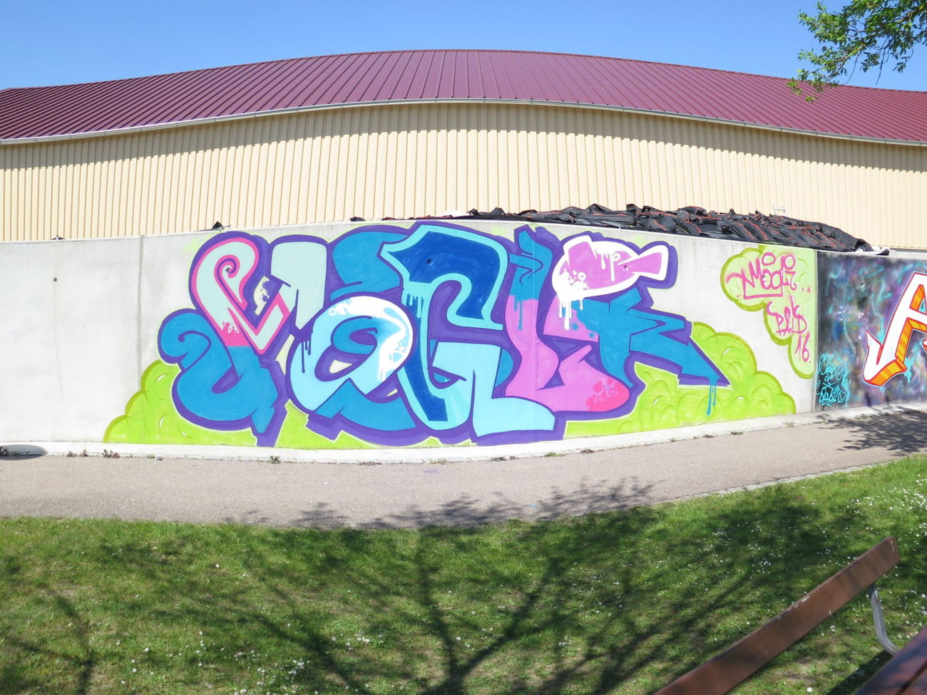 Graffiti Wall - Photo by justINjungle - Mogli, Ingolstadt (2016)