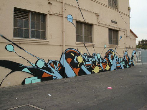 Graffiti Wall in Sanger - Photo by justmy2cents - Zes, Ces, Zeser (2006)