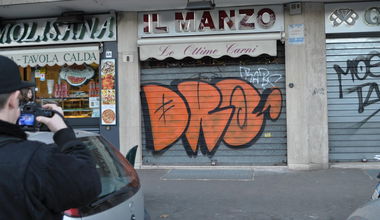 Graffiti Bombing in Rome - Photo by justmy2cents - Drow, Moses, Taps (2013)