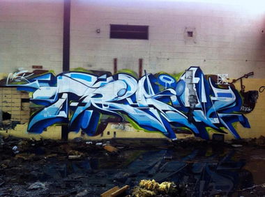 Graffiti Wall in Independence - Photo by justmy2cents - Trav, MSK, Seventh (2013)