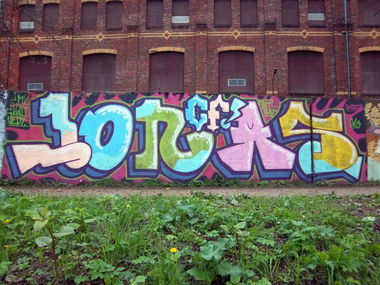 Graffiti Wall in Zwickau - Photo by justusjonas