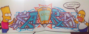 Graffiti Wall - Photo by justwriting - Kars (2014)