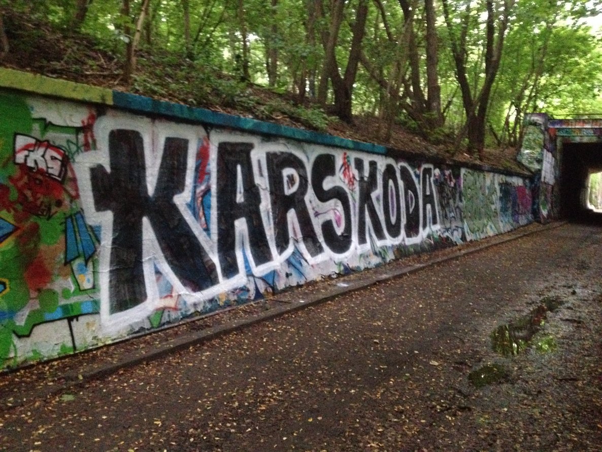 Graffiti Wall in Berlin - Photo by justwriting - kars, koda (2014)