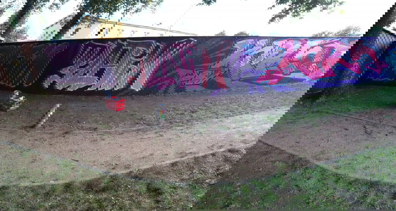 Graffiti Wall in Cottbus - Photo by justwriting - Kars, Platin, DHK (2014)