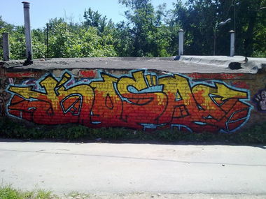 Graffiti Bombing - Photo by kOSA