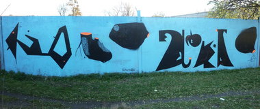 Graffiti Wall in Lutsk - Photo by kalkov - Azo, Jayo, Kalkov (2010)