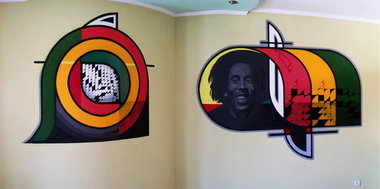Graffiti Wall - Photo by kalkov - Kalkov, BobMarley, streetart (2014)