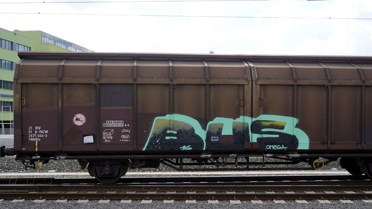 Graffiti Train in Graz - Photo by kami68k - graz, 2016, freight (2016)