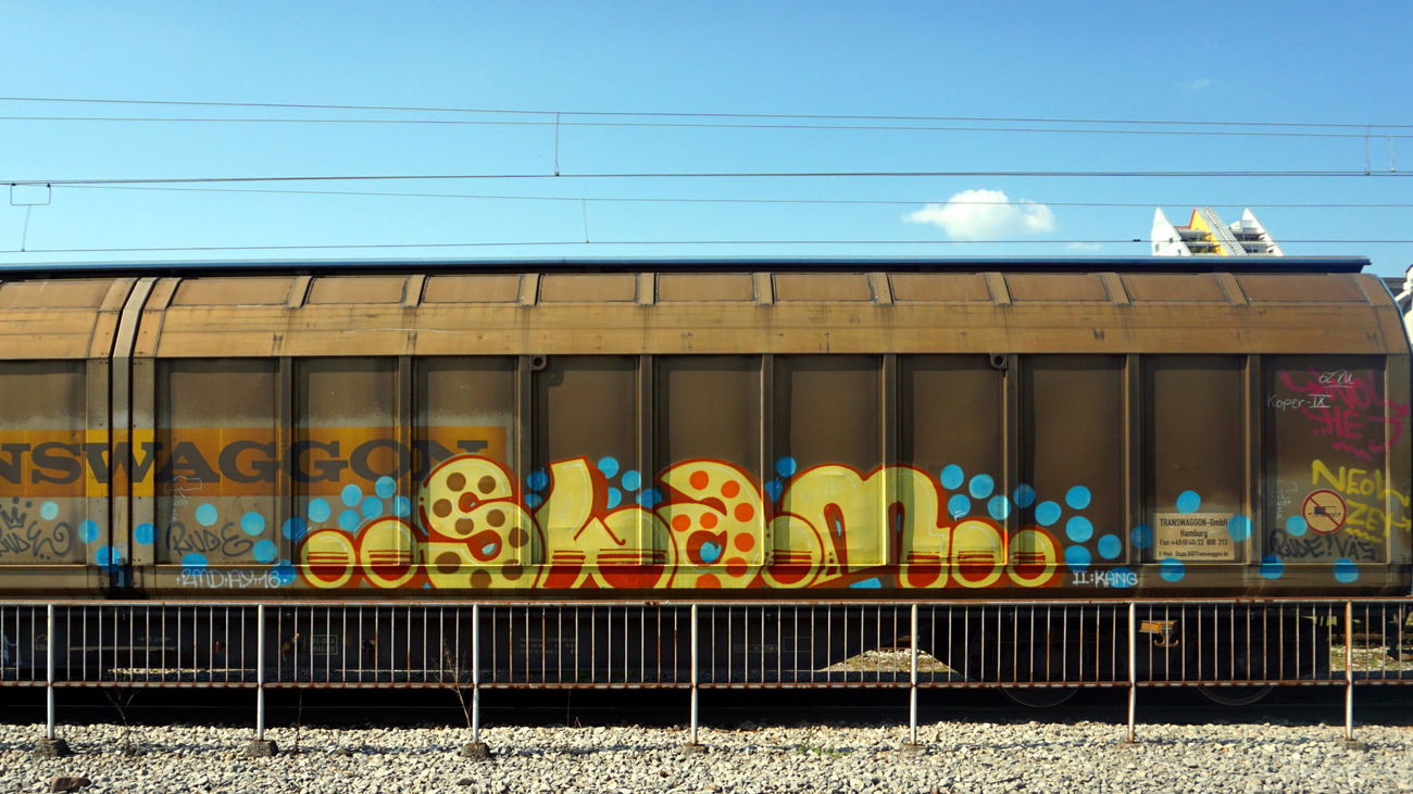 Graffiti Train in Ljubljana - Photo by kami68k - slam, ay, 2md (2016)