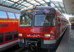 Graffiti Train in Köln - Photo by kami68k - train, 2017, cologne (2017)