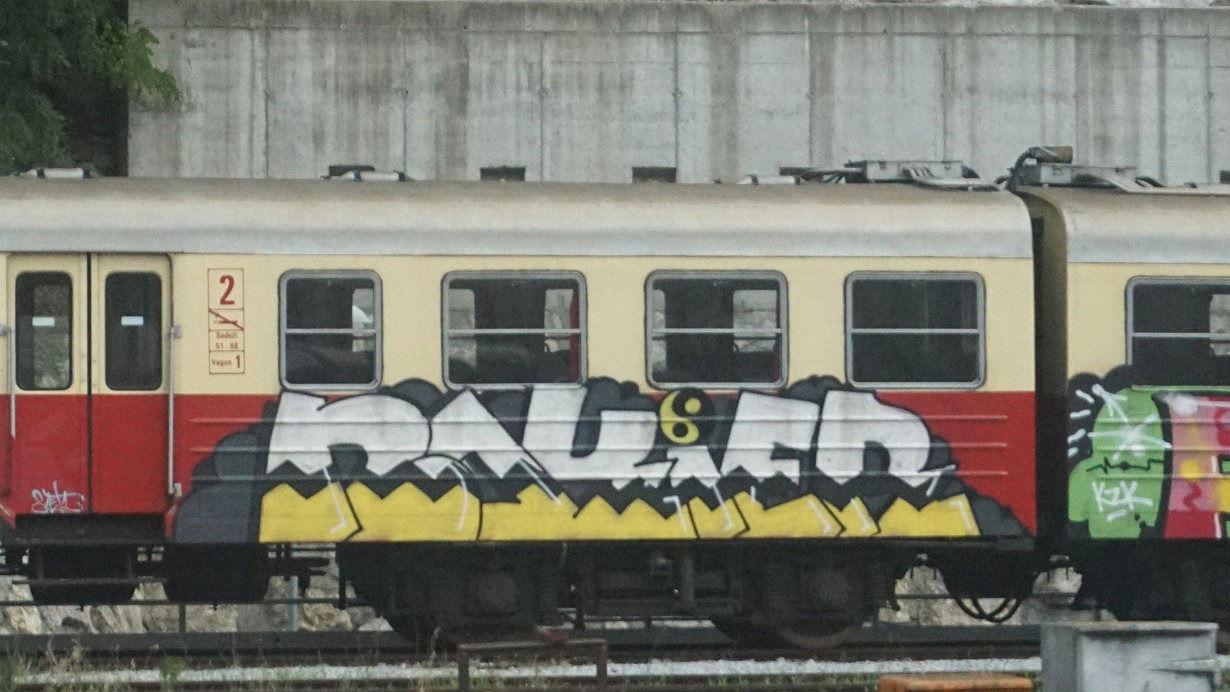 Graffiti Train in Maribor - Photo by kami68k - nokier, slovenia, train (2017)