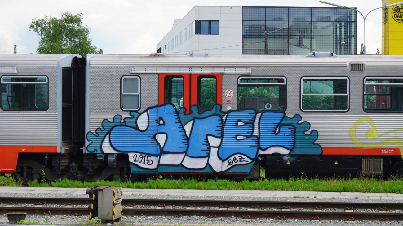 Graffiti Train in Graz - Photo by kami68k - graz, 2016, train (2016)