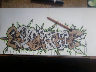 Graffiti Sketch - Photo by kamilb123