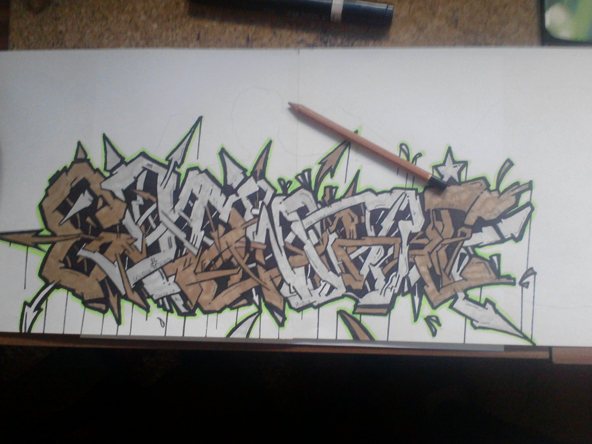 Graffiti Sketch - Photo by kamilb123
