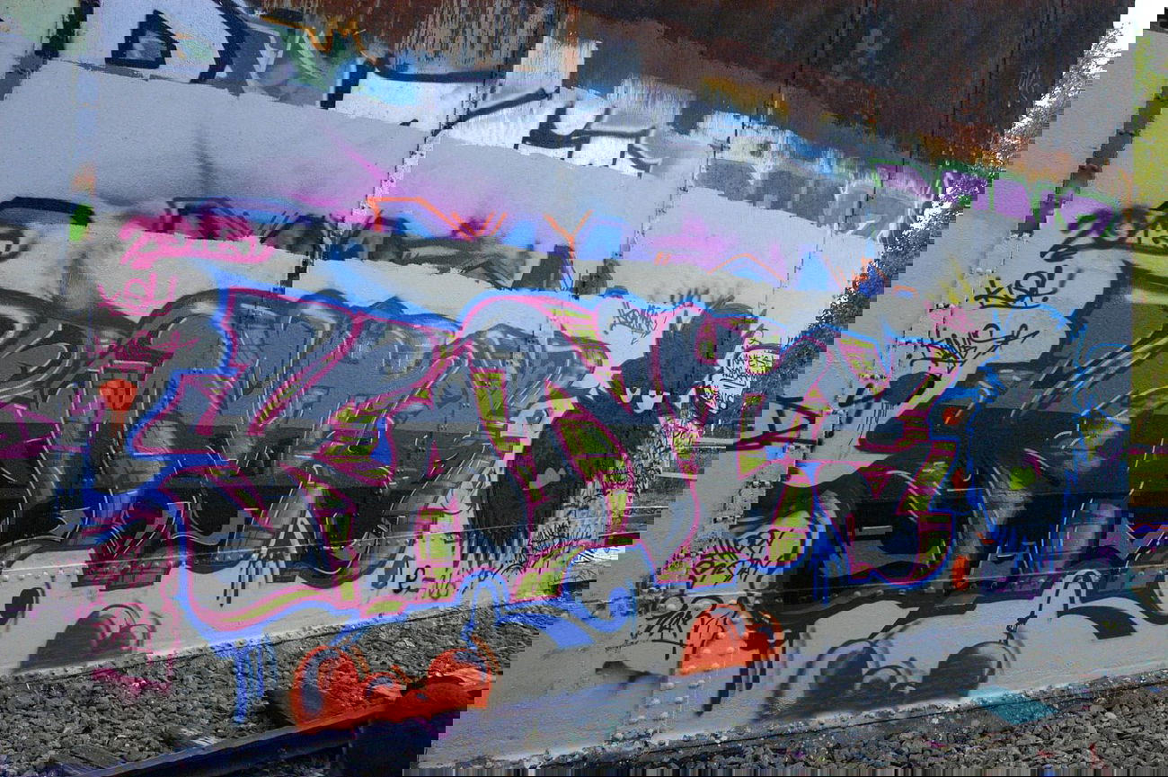 Graffiti Wall in Dortmund - Photo by kantsone - b-day, Snar, Kantsone (2013)