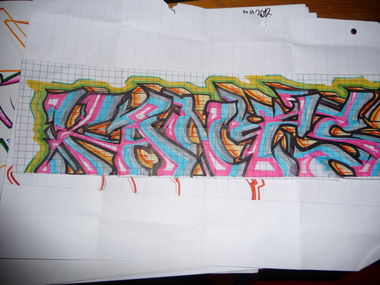 Graffiti Sketch in Dortmund - Photo by kantsone - Kants, koa, crew (2013)