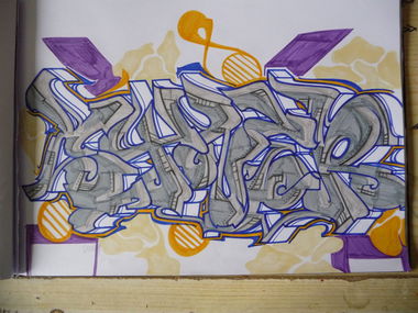 Graffiti Sketch - Photo by kantsone - Syner, exchange, Kantsone (2014)
