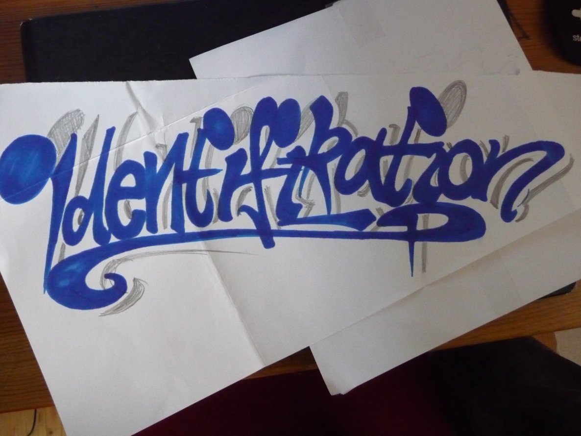 Graffiti Sketch - Photo by kantsone - Identifikation (2014)
