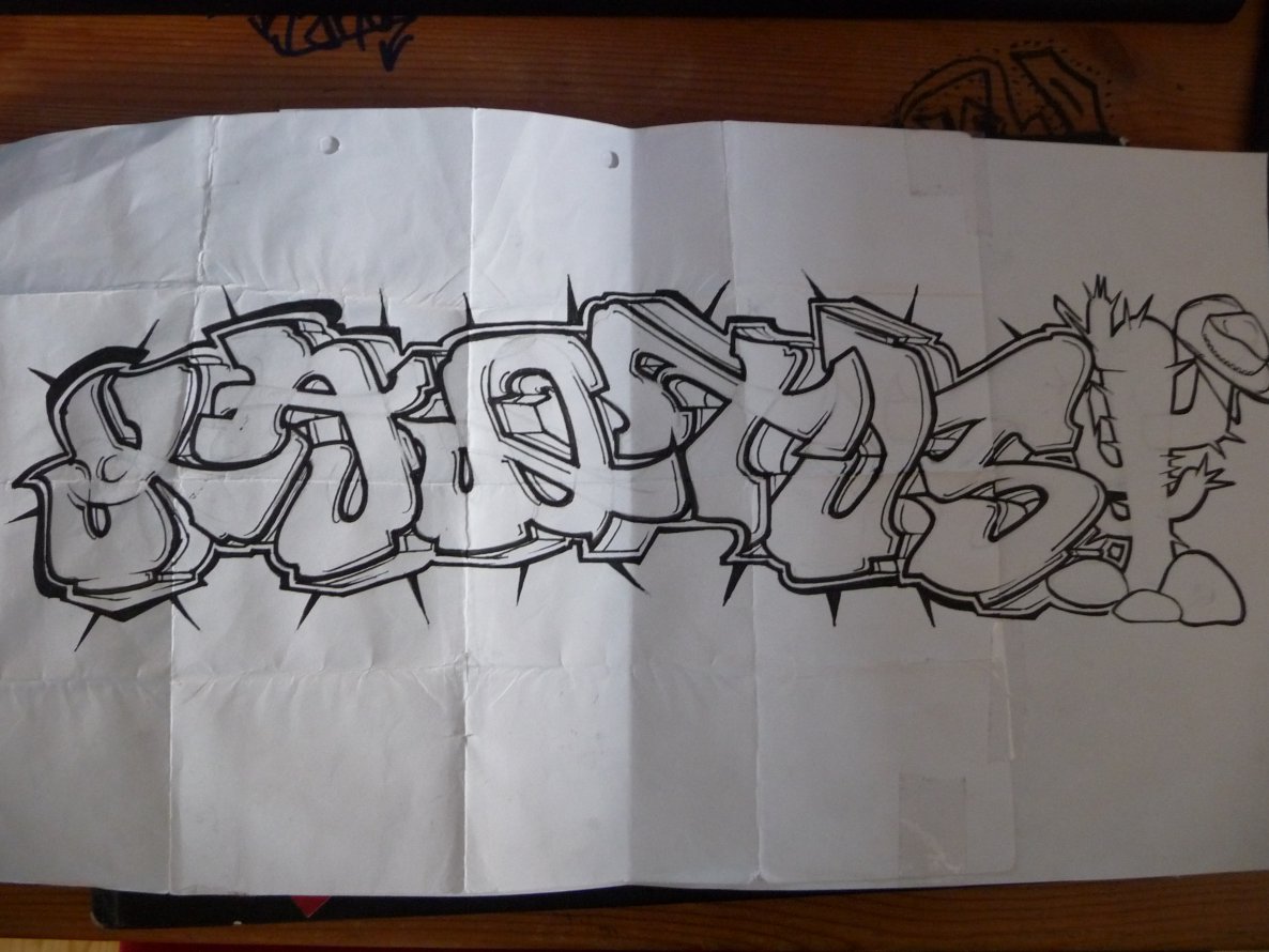 Graffiti Sketch - Photo by kantsone - Kaqtus (2014)
