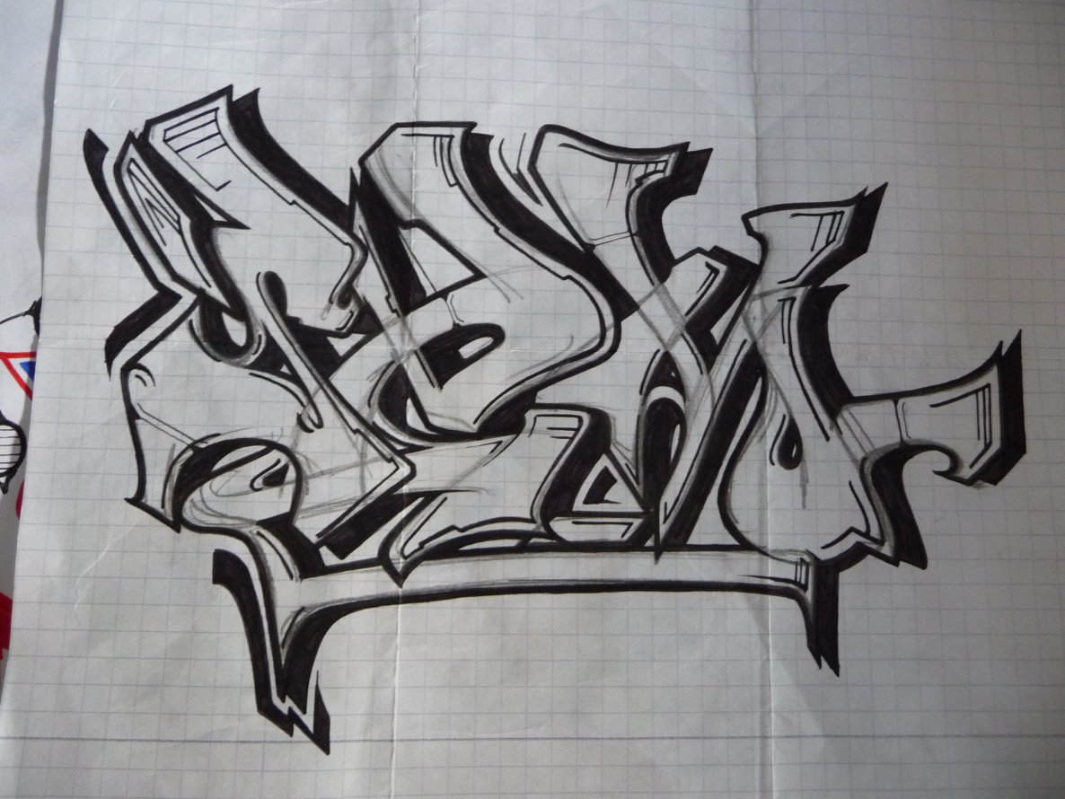 Graffiti Sketch - Photo by kantsone - Sem, Dirty, Koa (2014)