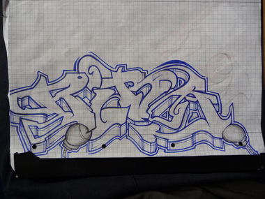 Graffiti Sketch - Photo by kantsone - BIBA, Kants1 (2014)