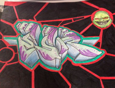 Graffiti Sketch - Photo by kaosone - Esr