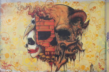 Graffiti Wall - Photo by karmasutra