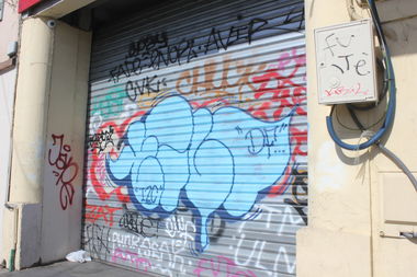 Graffiti Bombing - Photo by karmasutra - tilt