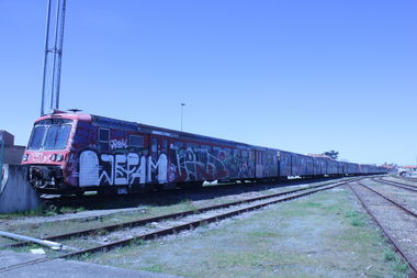 Graffiti Train - Photo by karmasutra