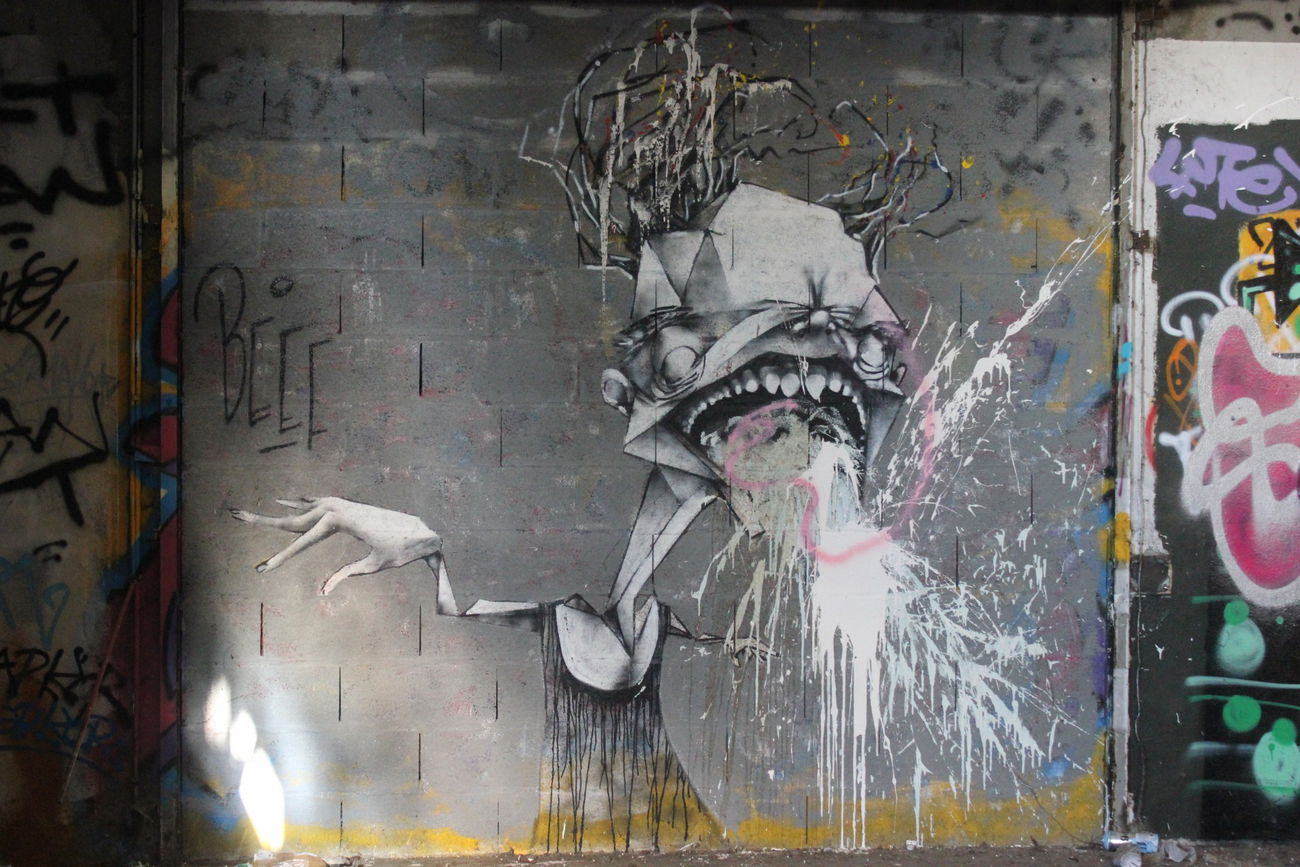 Graffiti Wall - Photo by karmasutra - beef