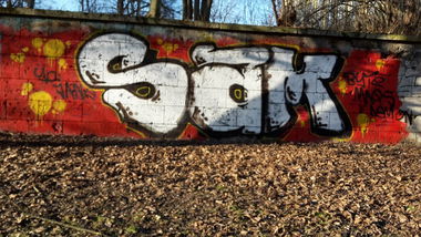 Graffiti Wall - Photo by kartoffelsuppe77 - Sam, Byte, Demon