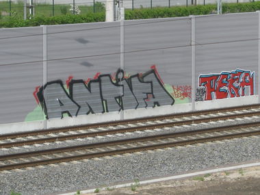 Graffiti Wall - Photo by kartoffelsuppe77 - Demon, Daslo, Antifa