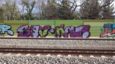 Graffiti Wall - Photo by kartoffelsuppe77 - sam, kns, kopfnusz