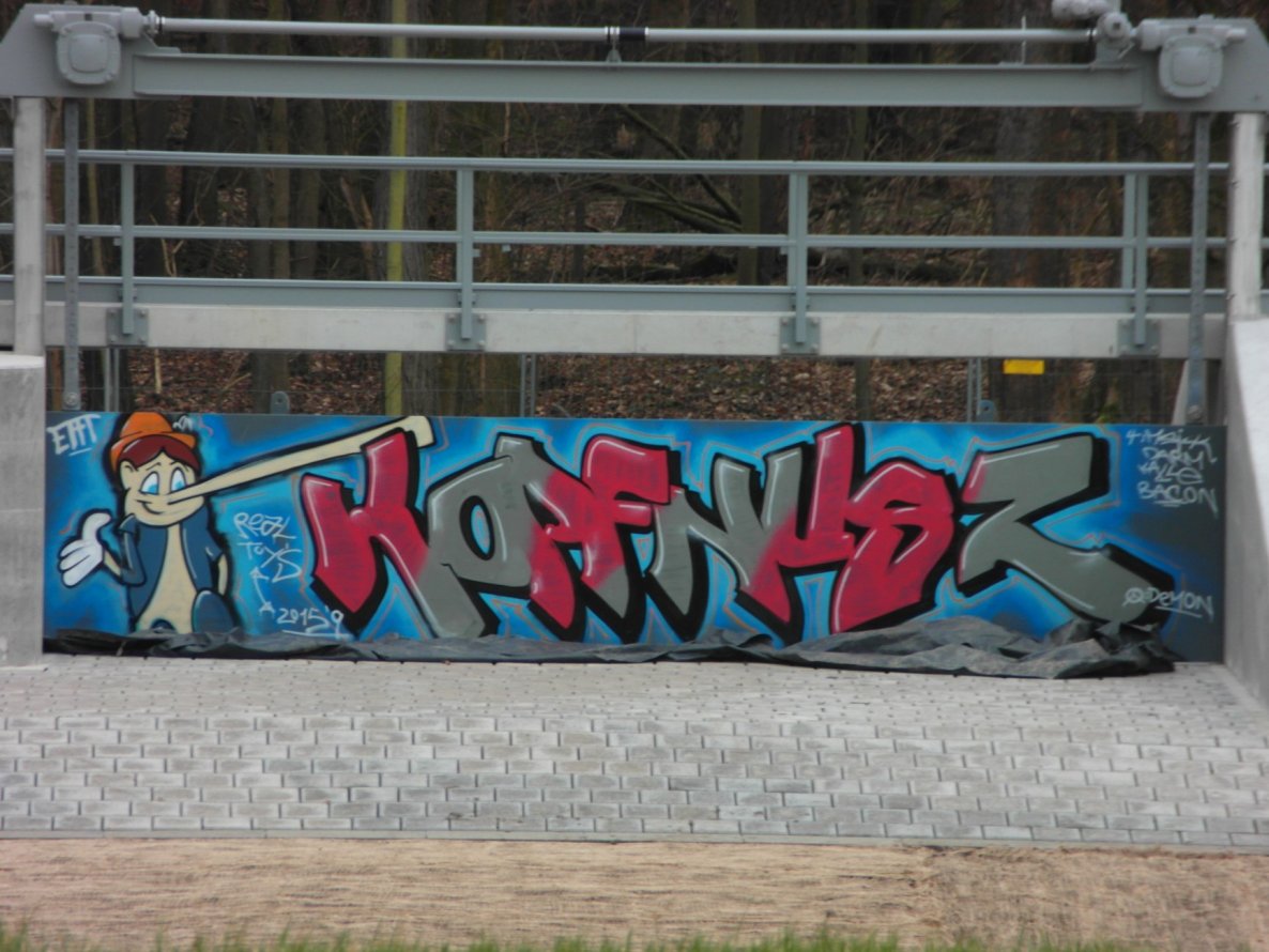 Graffiti Wall - Photo by kartoffelsuppe77 - maybe, kopfnusz, kopfnuss