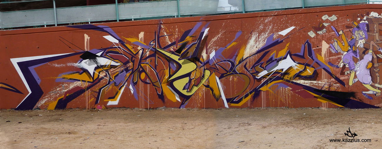 Graffiti Wall in España - Photo by kazzius - KAZZIUS, GRAFFITI, STREETART (2014)