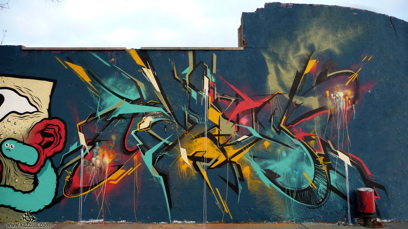 Graffiti Wall - Photo by kazzius - kazzius, kaz, ngfx (2014)