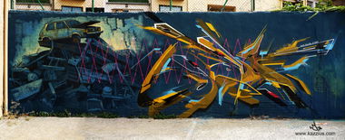 Graffiti Wall - Photo by kazzius - KAZZIUS, GRAFF, NGFX (2015)