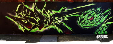 Graffiti Wall - Photo by kazzius - kazzius, graffiti, graffbarcelona (2014)