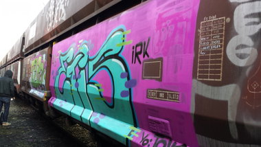 Graffiti Train - Photo by kd - irk, tupo, ritus (2015)