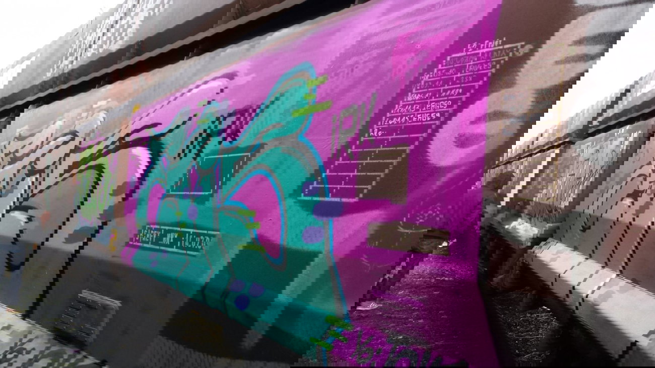 Graffiti Train - Photo by kd - irk, tupo, ritus (2015)