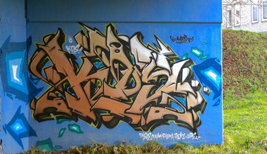 Graffiti Wall - Photo by kdscrew - Dizoe, KDS (2015)