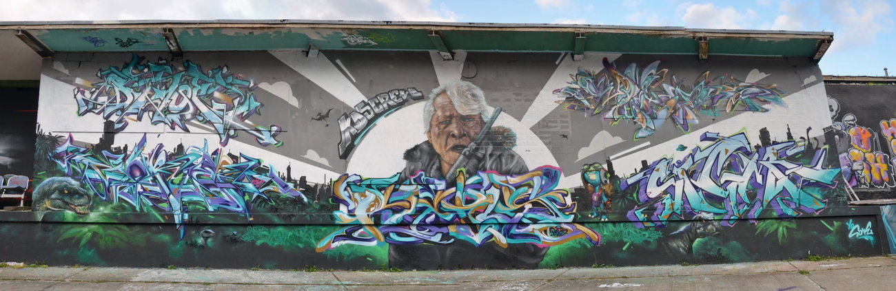 Graffiti Wall - Photo by kdscrew - KDS, Aerosol, Arena (2016)