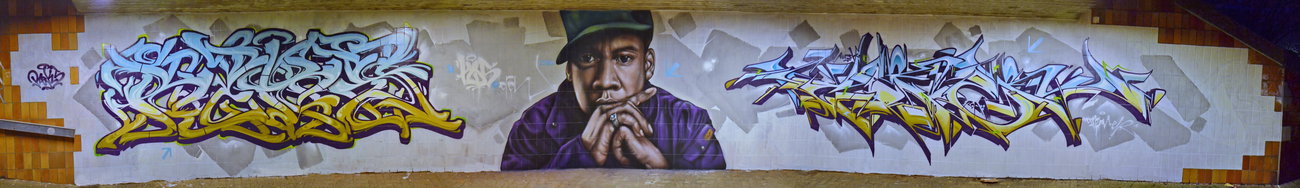 Graffiti Wall in Rastatt - Photo by kdscrew - Rekz, Wuam, Core (2016)