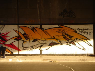 Graffiti Wall in Nea Ionia - Photo by kebzer - kebzer, athens, phattcaps (2007)