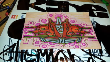 Graffiti Sketch - Photo by kellerassel