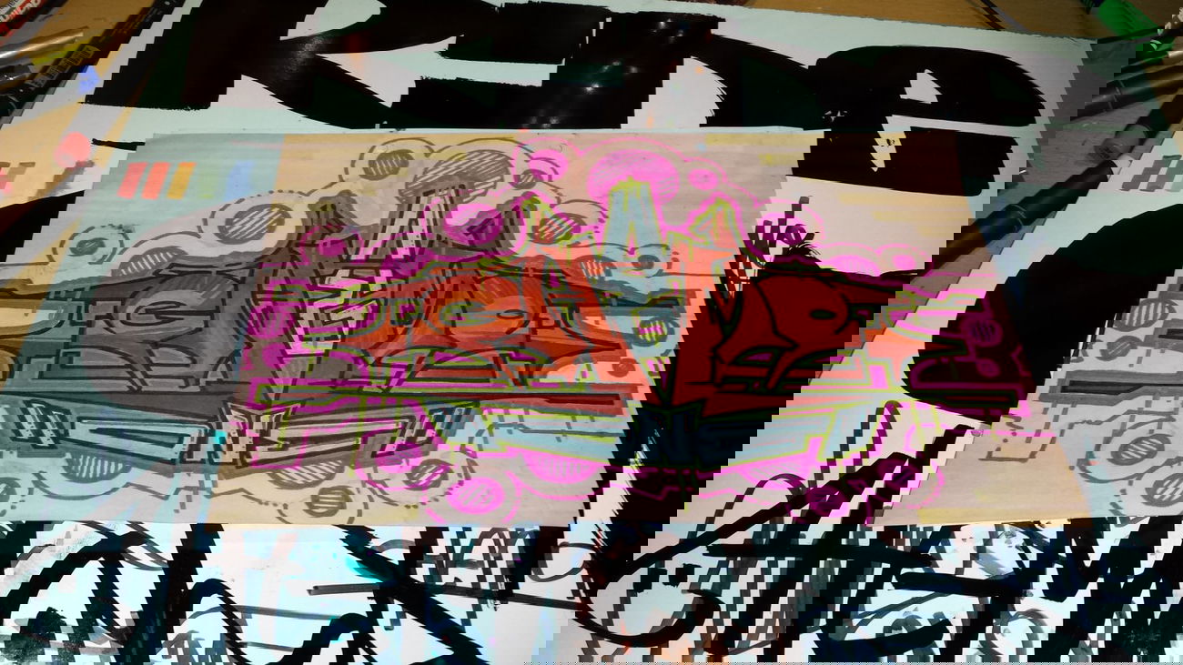 Graffiti Sketch - Photo by kellerassel