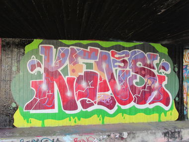 Graffiti Wall in Athens - Photo by kens - kens, graffiti, athens (2020)